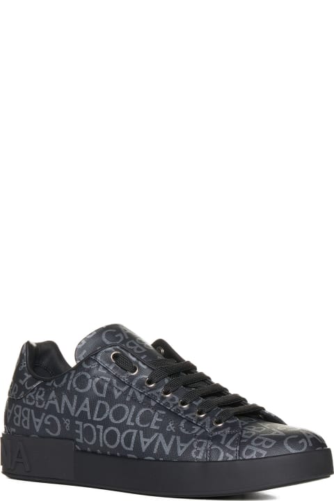 Dolce & Gabbana Shoes for Men Dolce & Gabbana Portofino Jacquard Sneakers