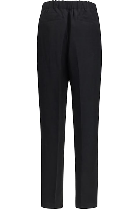 Laneus for Women Laneus Linen And Viscose Pants