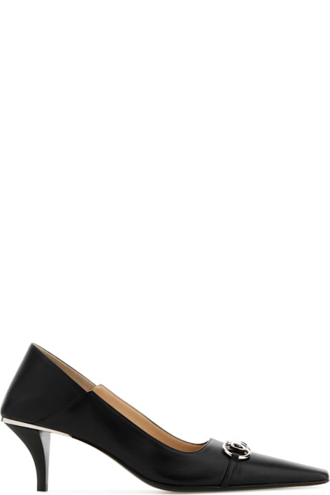 Gucci Black Leather Pumps