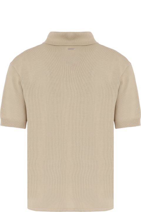 Ferragamo Topwear for Men Ferragamo Knitted Polo Shirt