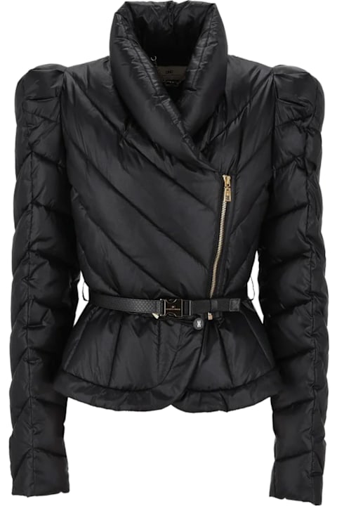 Elisabetta Franchi Quilted Nylon Down Jacket