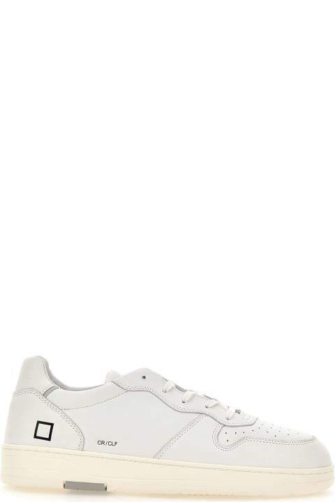 Shoes for Men D.A.T.E. "court Calf" Leather Sneakers