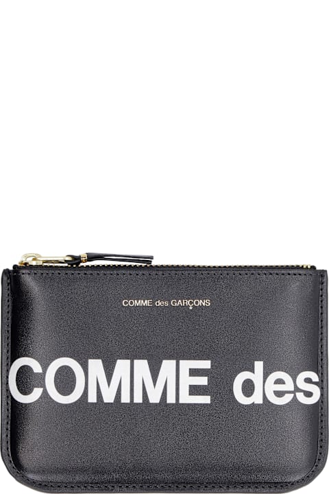 Homeware Comme des Garçons Wallet Logo Detail Leather Pouch