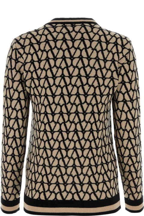 Sweaters for Women Valentino Garavani Toile Iconographe Wool Sweater