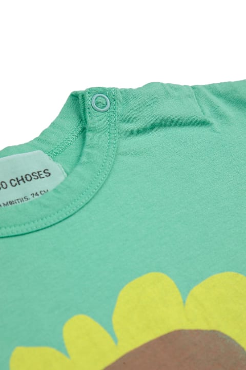 ベビーガールズのセール Bobo Choses "sunflower" T-shirt