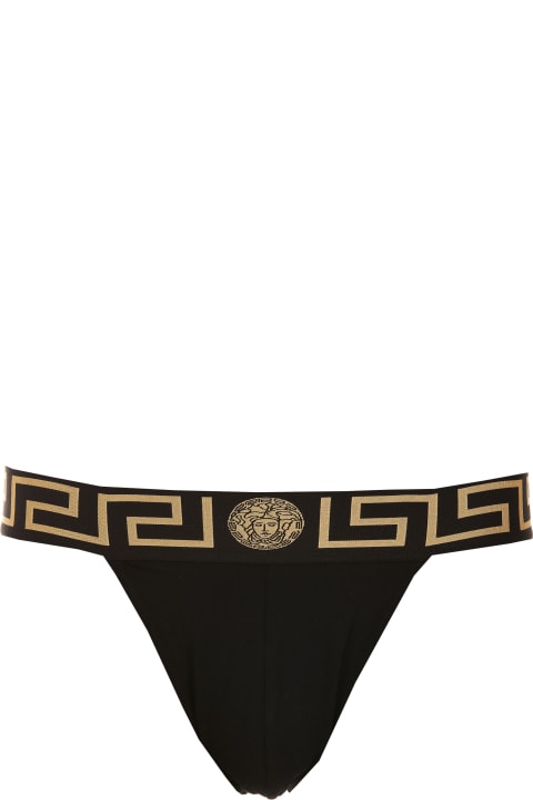 Versace Underwear for Men Versace Greca Border Jock Strap