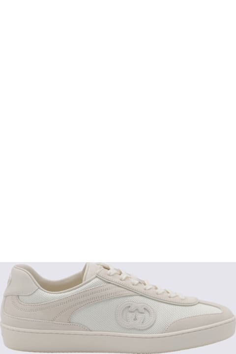 Sale for Women Gucci White Leather Sneakers