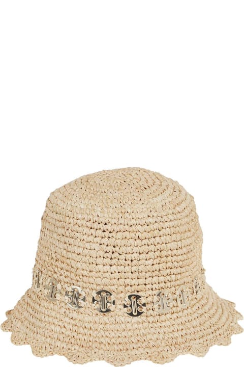 Hats for Women Paco Rabanne Chain-linked Bucket Hat