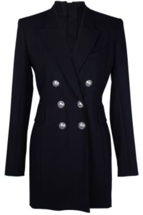 Balmain Coats & Jackets for Women Balmain Wool Blend Dress