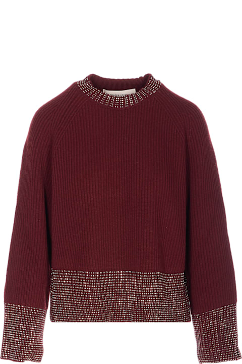 Homeware Golden Goose Embroidered Rhinestones Sweater