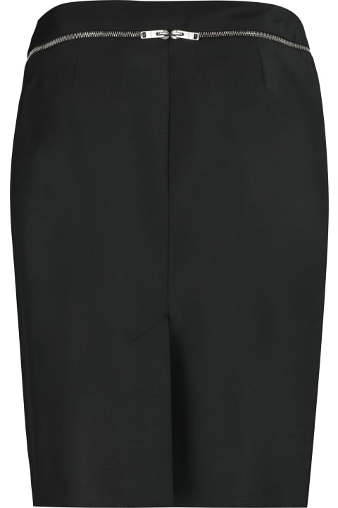 Givenchy Skirts for Women Givenchy Stretch Pencil Skirt With Zip