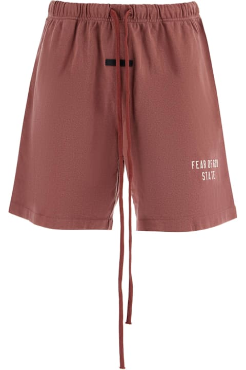 Fear of God Pants for Men Fear of God Heavy Jersey Soccer Shorts