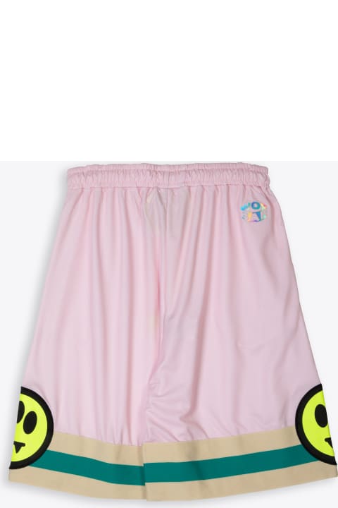 Mesh Shorts Unisex Pink mesh shirt with logo