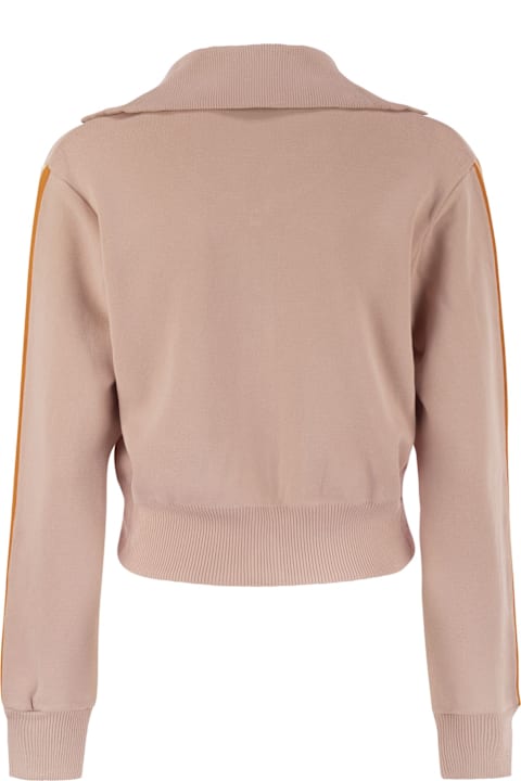 Autry for Kids Autry Knitted Tennis-style Zip Sweatshirt