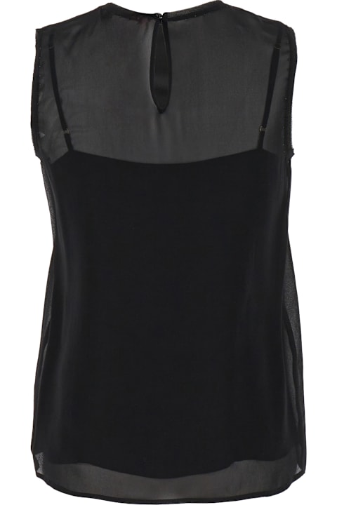 Sale for Women Max Mara Black Silk Top