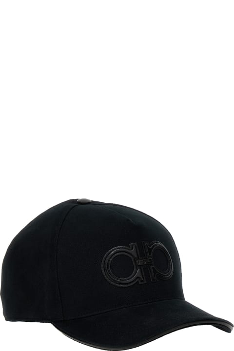 メンズ Ferragamoの帽子 Ferragamo 'boldleat' Baseball Cap