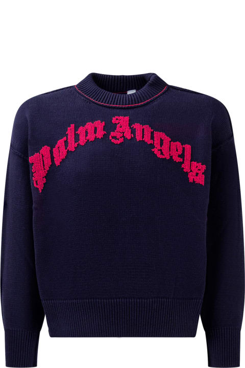 Palm Angels Kids Palm Angels Logo Sweater