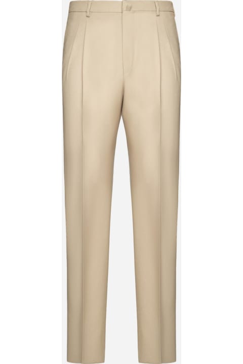 Lanvin Men's Cigarette Trousers