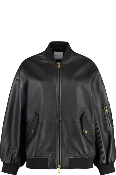 Pinko Coats & Jackets for Women Pinko Monterosi Leather Jacket