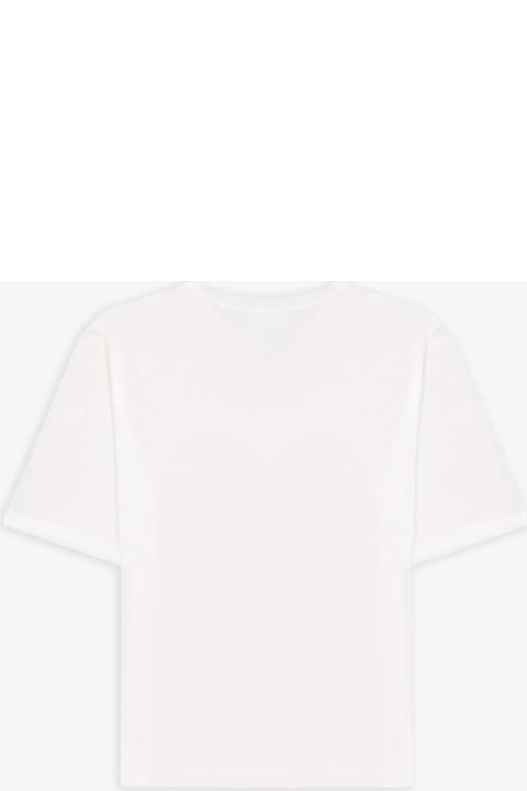 Laneus Topwear for Women Laneus Crewneck Man White ultra-light cotton t-shirt