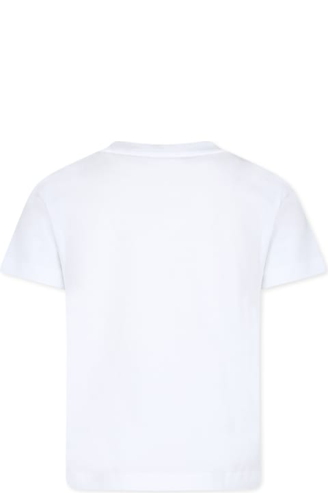Givenchy T-Shirts & Polo Shirts for Women Givenchy White T-shirt For Boy With Logo