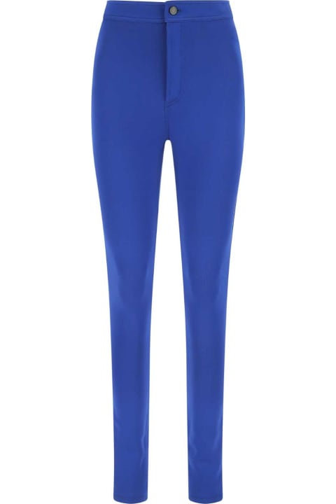 Fashion for Women Saint Laurent Electric Blue Stretch Viscose Blend Pant