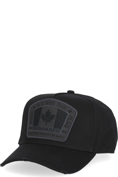 Hats for Men Dsquared2 Gabardine Baseball Cap