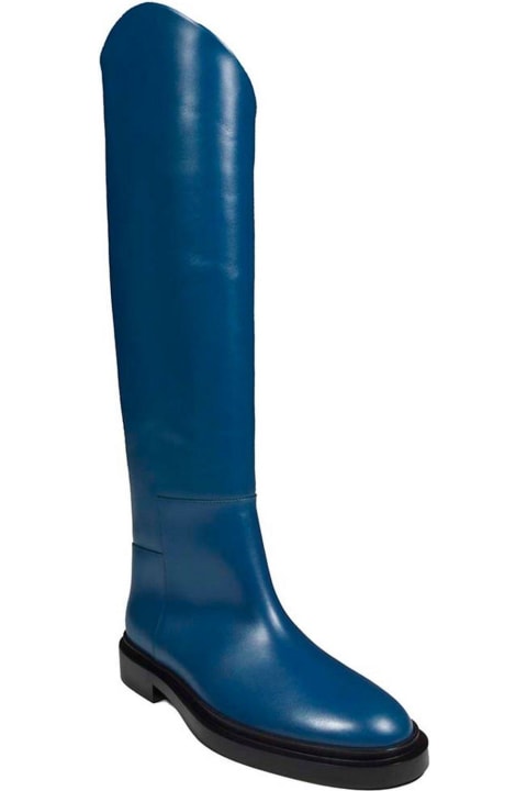 Jil Sander Boots for Women Jil Sander Almond-toe Knee-length Boots
