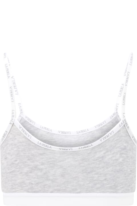 Underwear for Girls La Perla Grey Brassiere For Girl