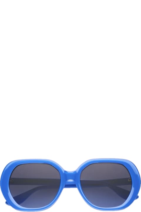 Emmanuelle Khanh for Kids Emmanuelle Khanh Emmanuel Kahn Orphee 670 Glossy Klein Blu Sunglasses