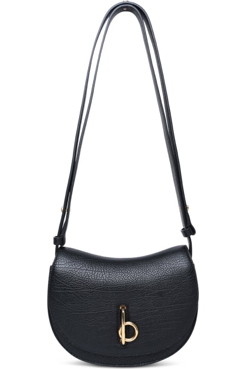 Burberry Bags for Women Burberry 'rocking Horse' Mini Bag In Black Leather