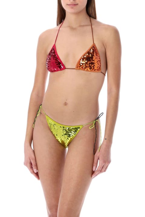 Oseree for Women Oseree Microkini Sequin Embellished Bikini Set