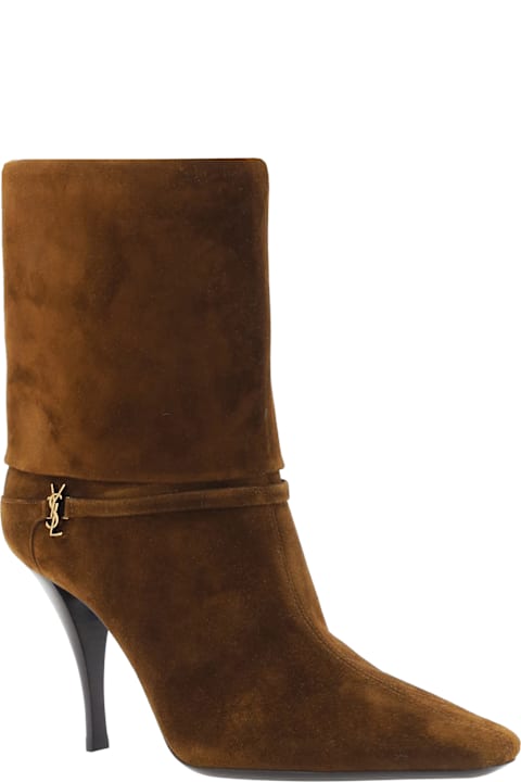 Saint Laurent Shoes for Women Saint Laurent Vicky Ankle Boots