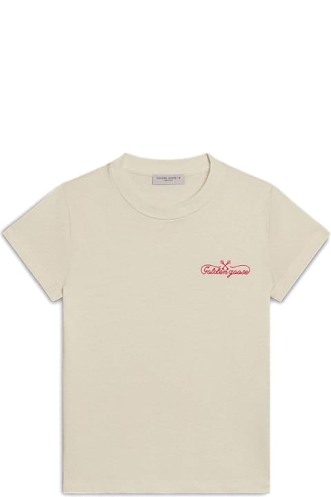 Golden Goose T-Shirts & Polo Shirts for Girls Golden Goose T-shirt Golden Keys Printed