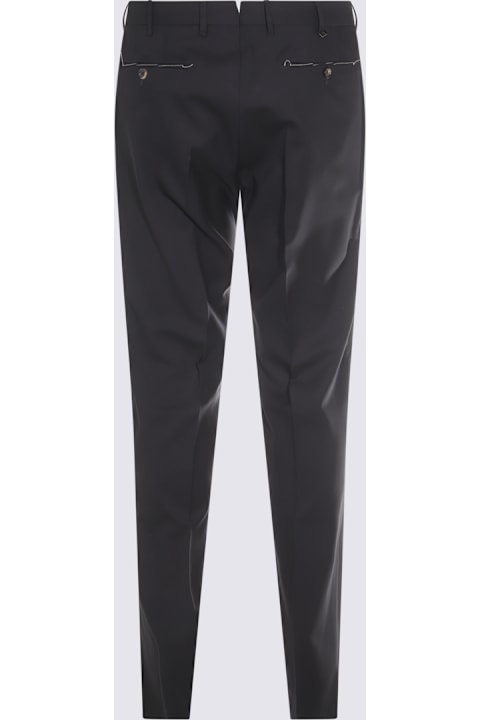 PT Torino الملابس لـ القسم الرجالي PT Torino Navy Blue Slim Tailor Pants