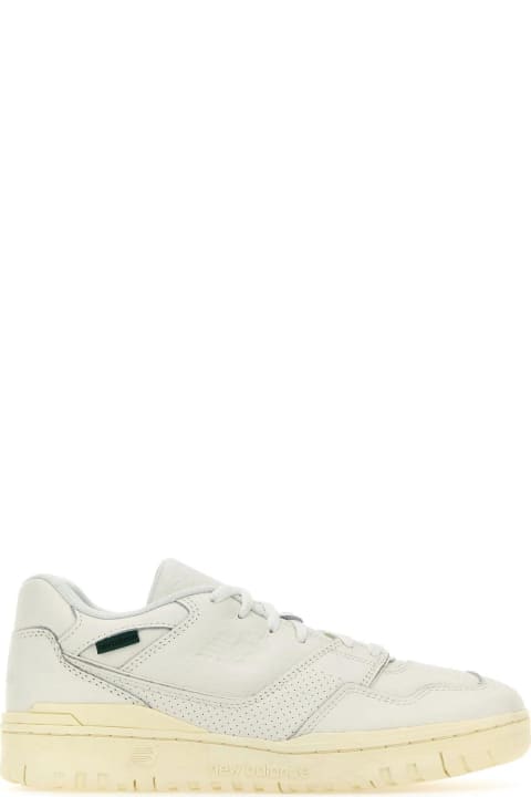 インテリア New Balance White Leather 550 Sneakers