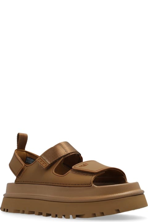 UGG for Women UGG Golden Glow Logo-embossed Touch-strap Sandals