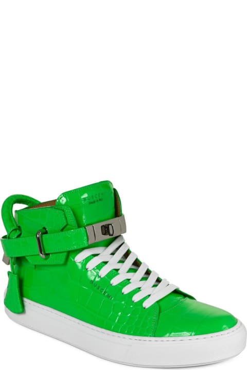 Calf Leather Shoes Green