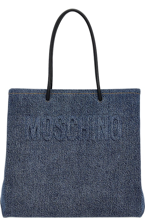 Moschino for Women Moschino Denim Shopping Bag