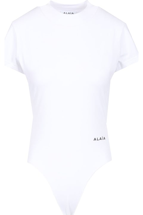 جمب سوت لـ السيدات Alaia Short Sleeves Bodysuit