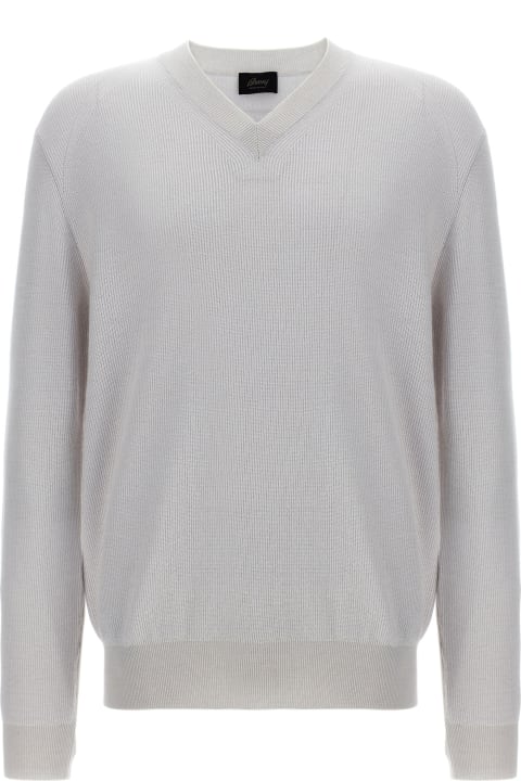 Brioni سترات لـ القسم الرجالي Brioni V-neck Sweater