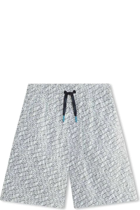 Bottoms for Boys Lanvin Shorts With Logo Pattern