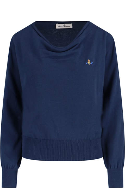 أدوات منزلية Vivienne Westwood 'orb' Cotton And Cashmere Sweater