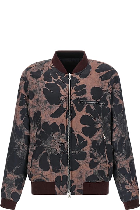 Dries Van Noten معاطف وجواكت لـ القسم الرجالي Dries Van Noten Volker Reversible Bomber Jacket