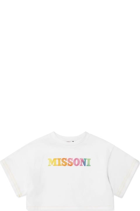 ガールズ ニットウェア＆スウェットシャツ Missoni Kids T-shirt Con Logo