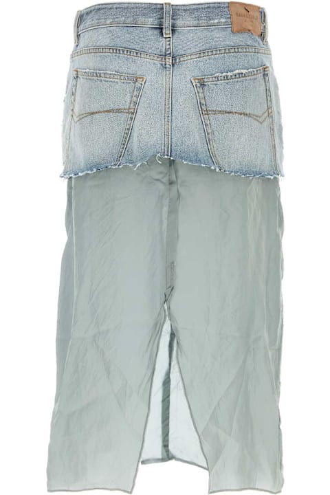 Balenciaga for Kids Balenciaga Denim Skirt