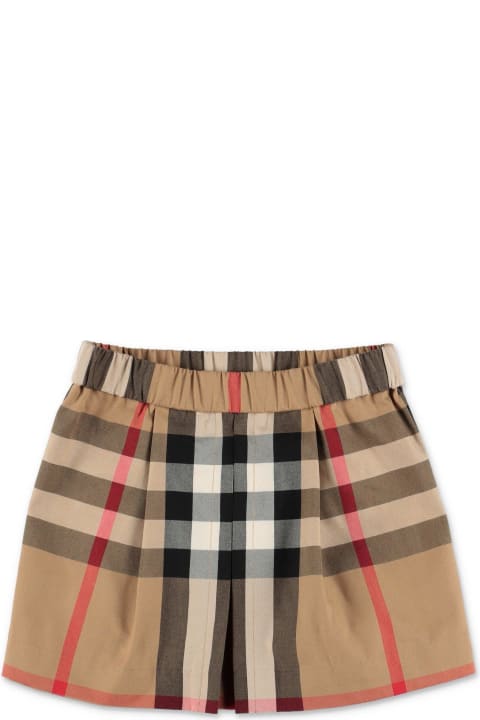 Fashion for Baby Girls Burberry Checked Elastic Waist Skirt