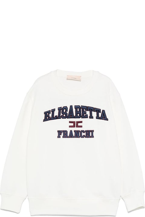 Elisabetta Franchi La Mia Bambina for Kids Elisabetta Franchi La Mia Bambina Felpa Con Logo