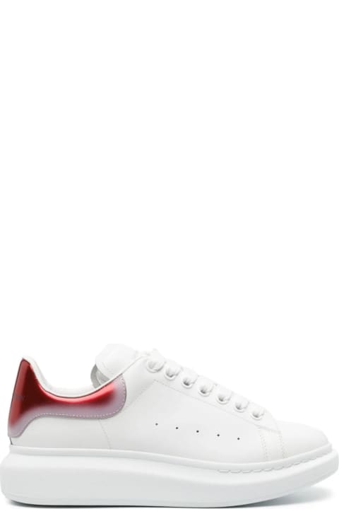Alexander McQueen for Women Alexander McQueen Oversized Sneakers In White And Red