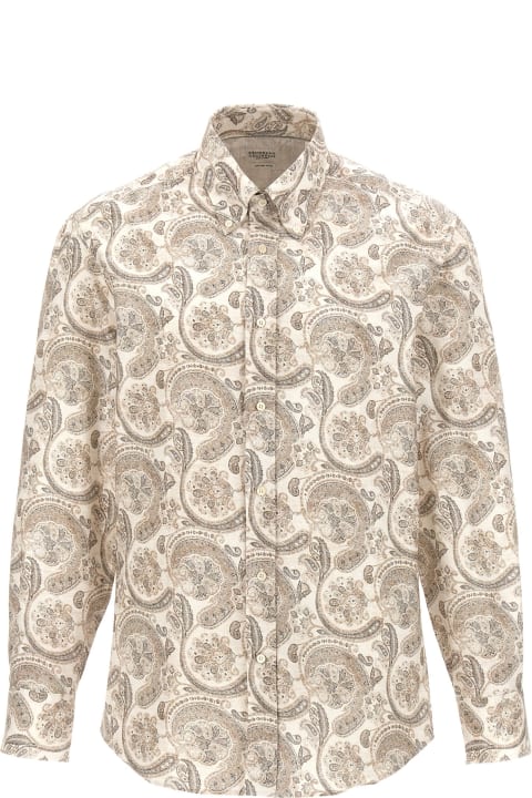 Fashion for Men Brunello Cucinelli Patterned Shirt